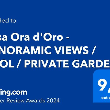 Casa Ora D'Oro - Panoramic Views / Pool / Private Garden Villa Trequanda Exterior photo