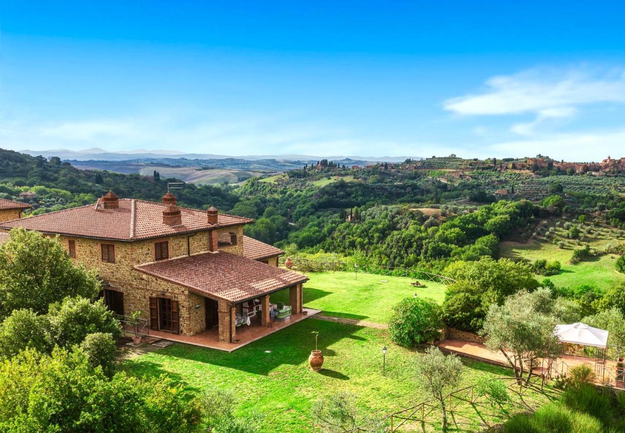 Casa Ora D'Oro - Panoramic Views / Pool / Private Garden Villa Trequanda Exterior photo