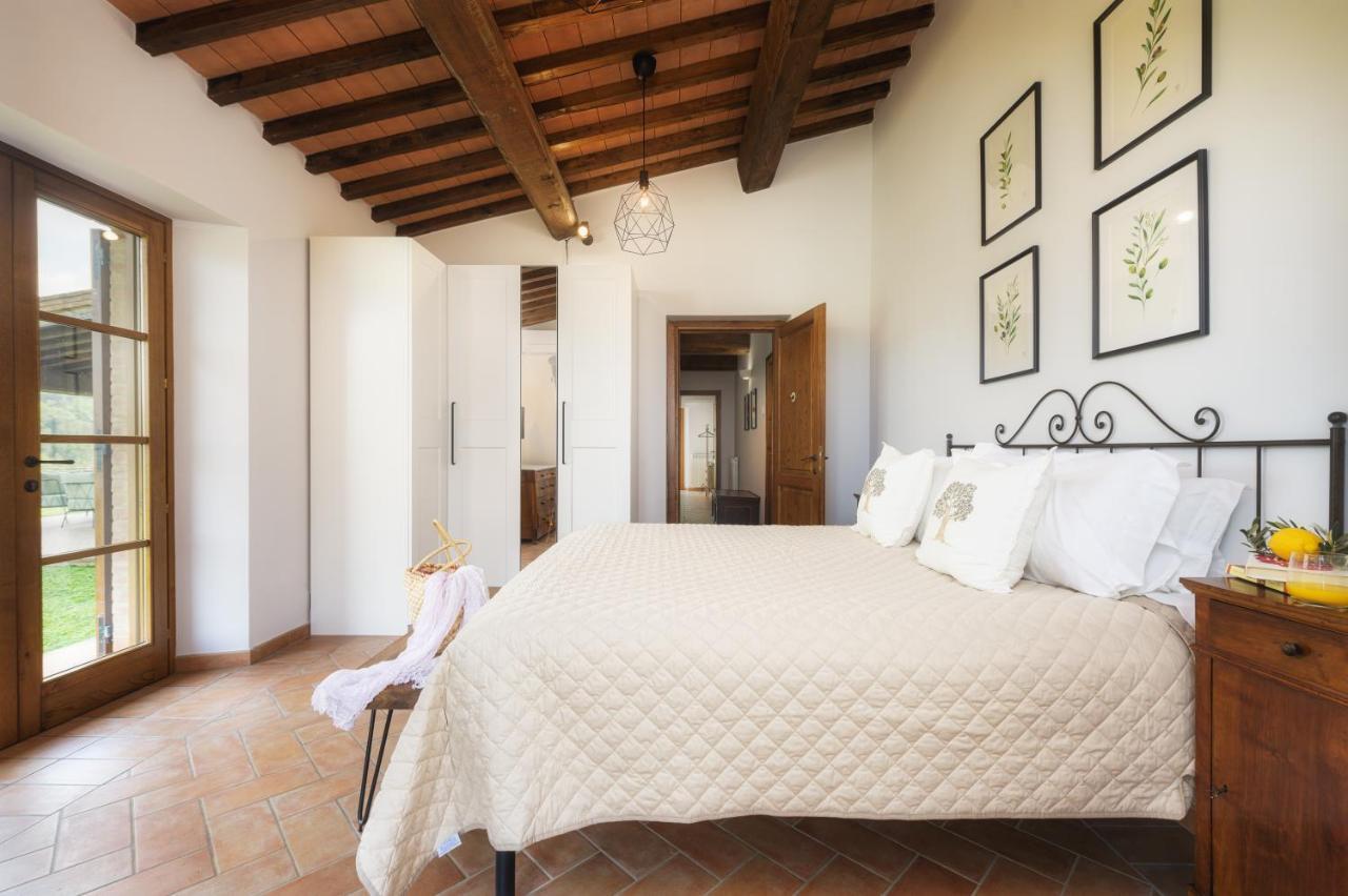 Casa Ora D'Oro - Panoramic Views / Pool / Private Garden Villa Trequanda Exterior photo